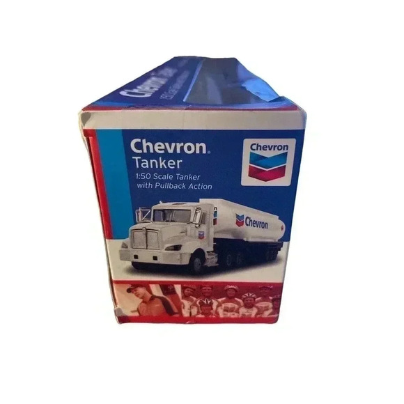 Daron Chevron Tanker Truck 1/50 Scale Die-Cast with Pullback Action - Picture 5 of 5